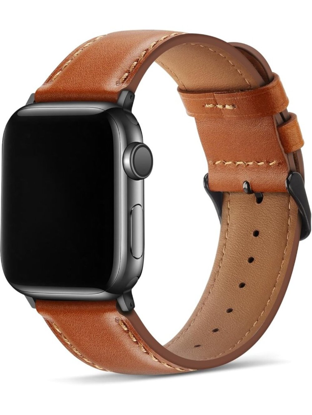 Stylish Leather Bands for Apple Watch 49mm 46mm 45mm 44mm 42mm - Durable